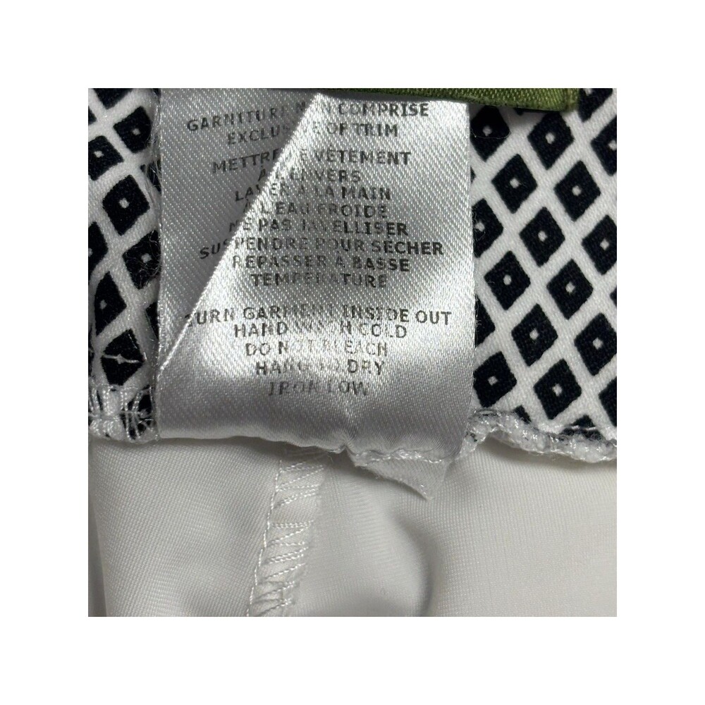 Swing Control Women's 4 Black & White Geo Print Vented Techno Golf Skort - Picture 9 of 10